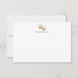 Tarjeta De Agradecimiento Bourbon/Whiskey Notecard