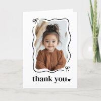 Bow Wavy Border Photo Birday
