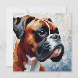 Tarjeta De Agradecimiento Boxer