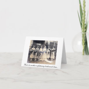 Tarjeta De Agradecimiento Bridesmaid Gracias Tarjeta2