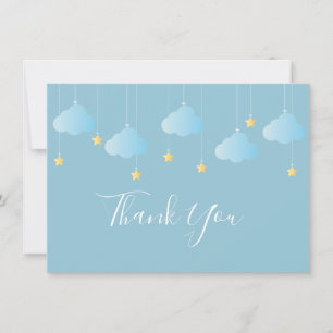 Tarjeta De Agradecimiento Brilla Brilla Estrellita Niño Gracias