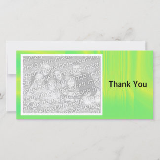 Tarjeta De Agradecimiento Brillante sombra verde