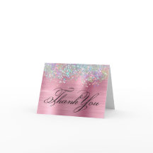 Brillo holográfico brillante falso de lámina rosa