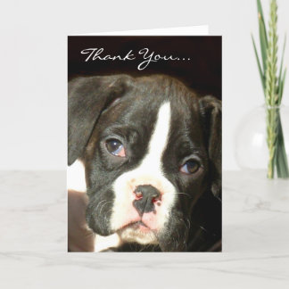Tarjeta De Agradecimiento Brindle boxys