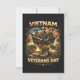 Tarjeta De Agradecimiento Brothers of Vietnam