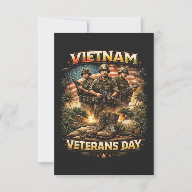 Tarjeta De Agradecimiento Brothers of Vietnam (Anverso)