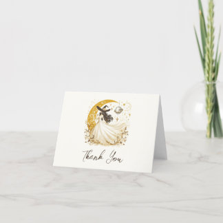 Tarjeta De Agradecimiento Bruja de Boda