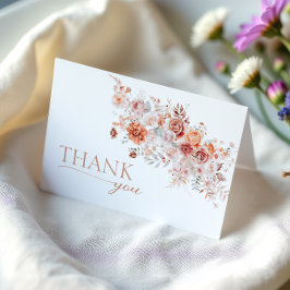 Tarjeta De Agradecimiento Brunch de bebé floral boho