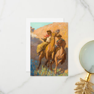 Tarjeta De Agradecimiento Buck Peters, Ranchman por Maynard Dixon