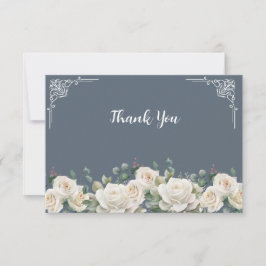 Tarjeta De Agradecimiento Budget Purple Florals Bridgerton Bridal Shower