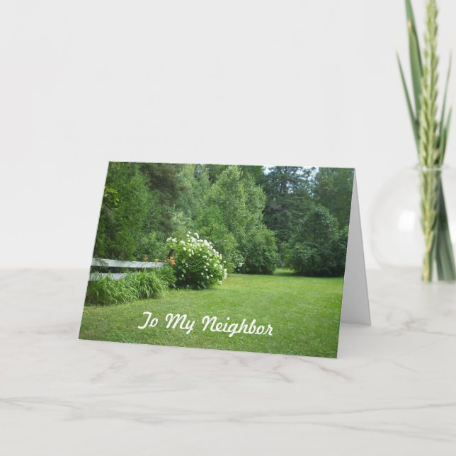 Tarjeta De Agradecimiento Buen Día-Mayo vecino+diecinueveavo (Anverso)