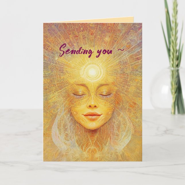 TARJETA DE AGRADECIMIENTO BUENOS VIBOS SE METEN BIEN (Anverso)