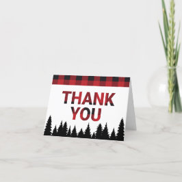 Tarjeta De Agradecimiento Buffalo Plaid Thank You Card