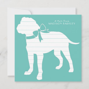 Tarjeta De Agradecimiento Bull Mastiff Dog Puppy Bullmastiff