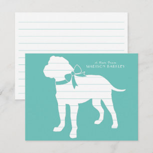 Tarjeta De Agradecimiento Bull Mastiff Dog Puppy Bullmastiff