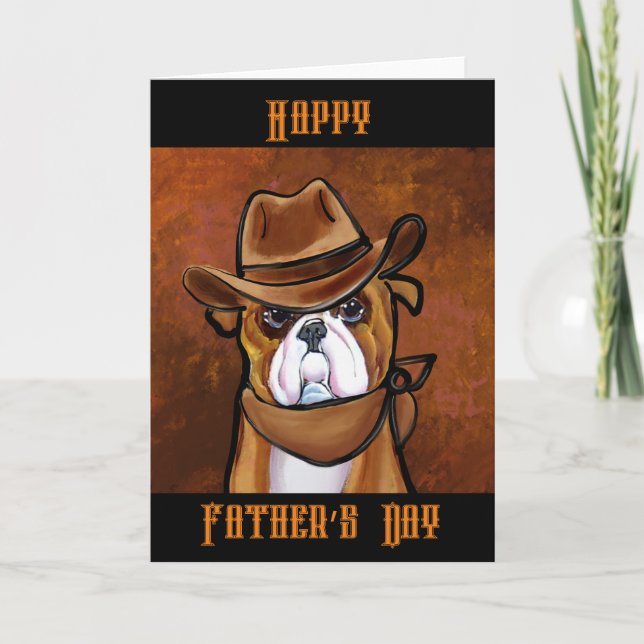 Tarjeta De Agradecimiento Bulldog (Anverso)
