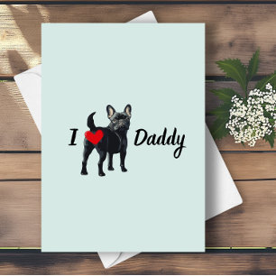 Tarjeta De Agradecimiento Bulldog francés gracioso del Día del Mascota Perro