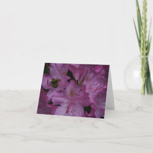 Tarjeta De Agradecimiento Bumble Bee ocupado en un Rododendrón