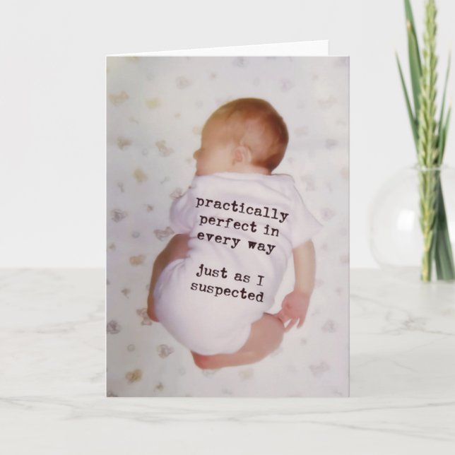 Tarjeta De Agradecimiento BUNDLE OF JOY Greeting Card (Anverso)