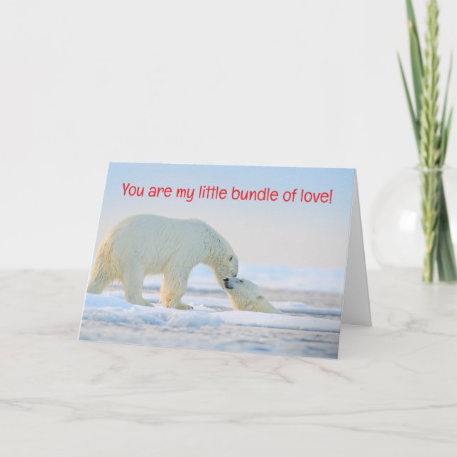 TARJETA DE AGRADECIMIENTO BUNDLE OF LOVE CARTA (Anverso)