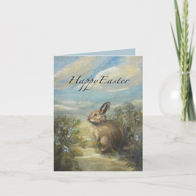 Tarjeta De Agradecimiento Bunny Lane PASCUA (Anverso)