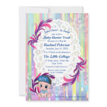 Burbujas arcoiris de Baby Boy y Baby Shower de Uni