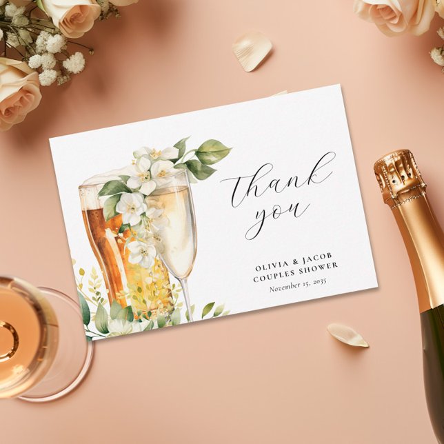 Tarjeta De Agradecimiento Burbujas y breves Ducha de parejas (Subido por el creador)