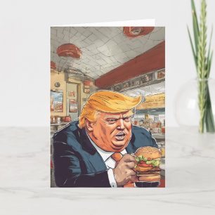 Tarjeta De Agradecimiento Burger Man Card