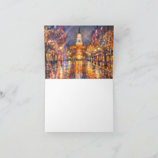 Tarjeta De Agradecimiento Burlington Vermont Church Street Notecards