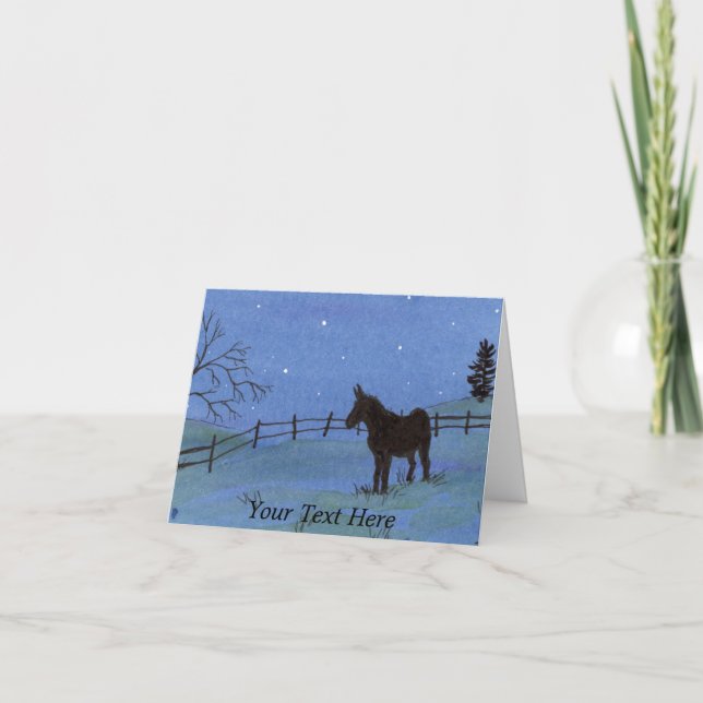 Tarjeta De Agradecimiento Burro (Anverso)