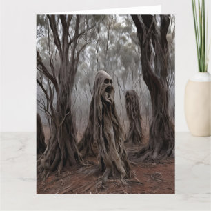 Tarjeta De Agradecimiento Bush australiano y los brillantes árboles