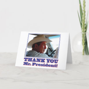 Tarjeta De Agradecimiento Bush-Gracias-You