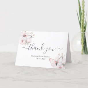 Tarjeta De Agradecimiento Butler Floral Bridal Shower