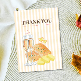 Tarjeta De Agradecimiento Butter Together Bridal Shower Thank You Card 