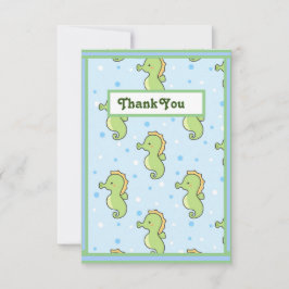 Tarjeta De Agradecimiento Caballo de mar