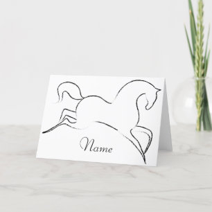 Tarjeta De Agradecimiento Caballo salvaje Thunder_Cove