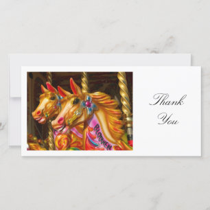 Tarjeta De Agradecimiento Caballos de paso - Gracias