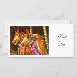 Tarjeta De Agradecimiento Caballos de paso - Gracias