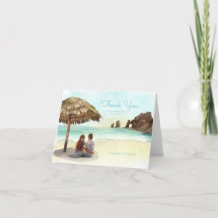 Tarjeta De Agradecimiento Cabo San Lucas El arco Boda de destino