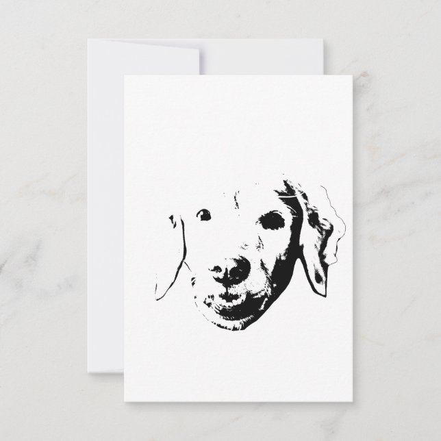 Tarjeta De Agradecimiento Cachorro Brillante Gracias (Anverso)