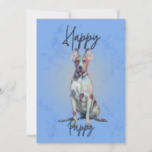 Tarjeta De Agradecimiento Cachorro feliz - Diseño para dueños de perros - Am