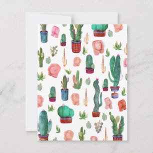 Tarjeta De Agradecimiento Cactus and Butts