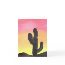 Cactus de Atardecer