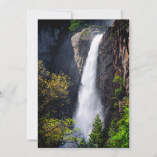Tarjeta De Agradecimiento Cae en cascada el bajo Yosemite