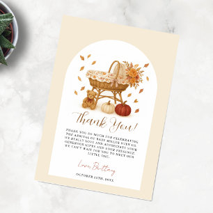 Tarjeta De Agradecimiento Caer en el amor Boho Baby Shower