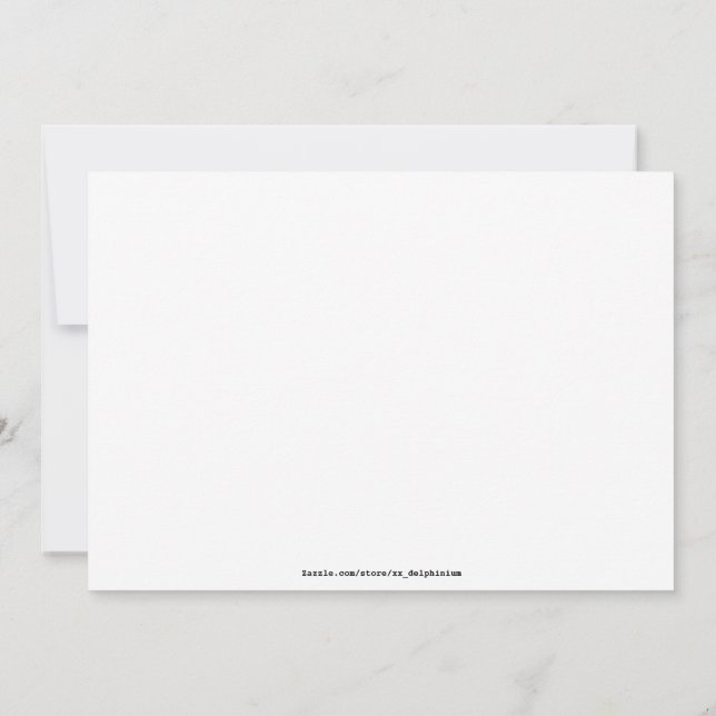 Tarjeta De Agradecimiento Café (Reverso)