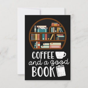 Tarjeta De Agradecimiento Café Amante Y Buenos Libros