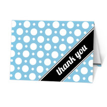 Cafe Blue Assored Polka Dot Gracias Cartas