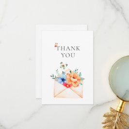 Tarjeta De Agradecimiento Café Boulangería de París Acuarela 