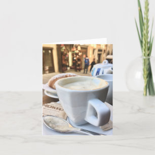Tarjeta De Agradecimiento Café de Italia